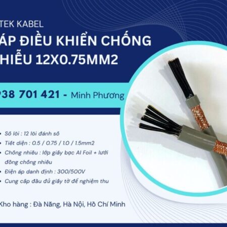 Cáp điều khiển 12 lõi chống nhiễu giá tốt Bình Định, Phú Yên, Khánh Hòa, Huế Cáp điều khiển 12 lõi chống nhiễu giá tốt Bình Định, Phú Yên, Khánh Hòa, Huế