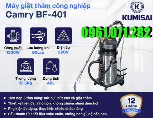 Máy giặt thảm công nghiệp Camry BF-401