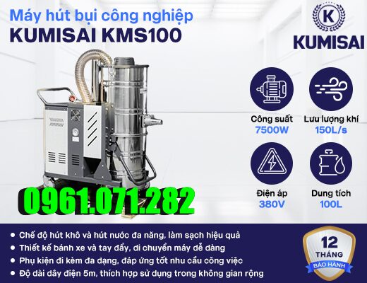 Máy hút bụi chuyên dụng Kumisai KMS100