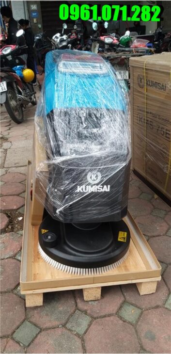 Máy chà sàn liên hợp Kumisai KMS 75E dùng cho phân xưởng, kho sản xuất, bệnh viện, trường học