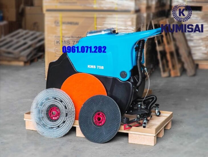 Máy chà sàn liên hợp Kumisai KMS 75B – Làm sạch không dây, hiệu quả vượt trội!