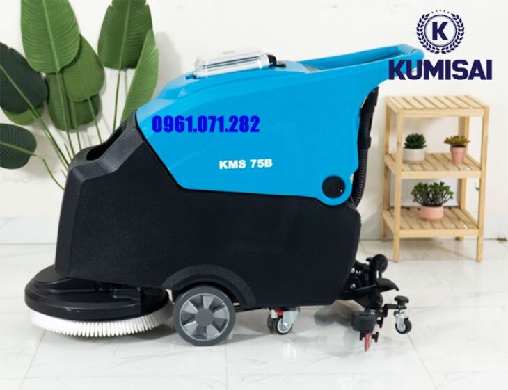 Máy chà sàn liên hợp Kumisai KMS 75B – Làm sạch không dây, hiệu quả vượt trội!