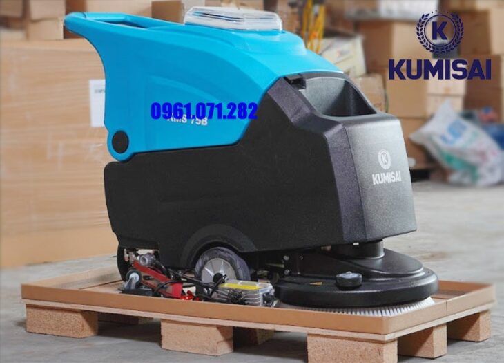 Máy chà sàn liên hợp Kumisai KMS 75B – Làm sạch không dây, hiệu quả vượt trội!