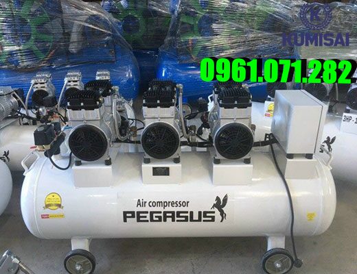 Máy Nén Khí Không Dầu Giảm Âm Pegasus TM-OF1100x3-180L – Khí Sạch, Chạy Êm, Hiệu Suất Cao!
