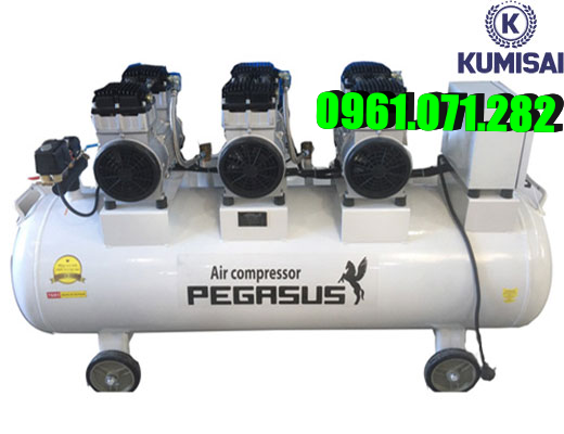 Máy Nén Khí Không Dầu Giảm Âm Pegasus TM-OF1100x3-180L – Khí Sạch, Chạy Êm, Hiệu Suất Cao!