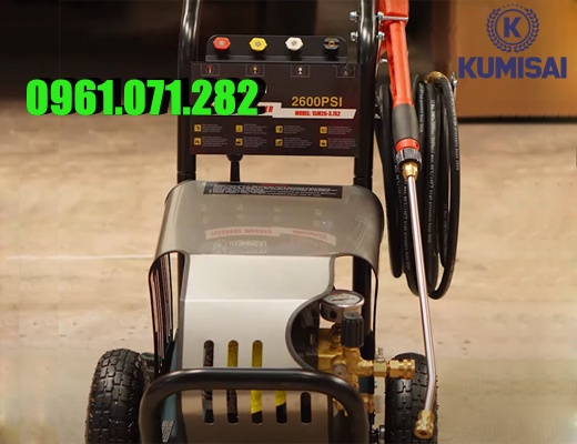 Máy bơm rửa xe Kumisai 15M26-3.7S2 2600PSI