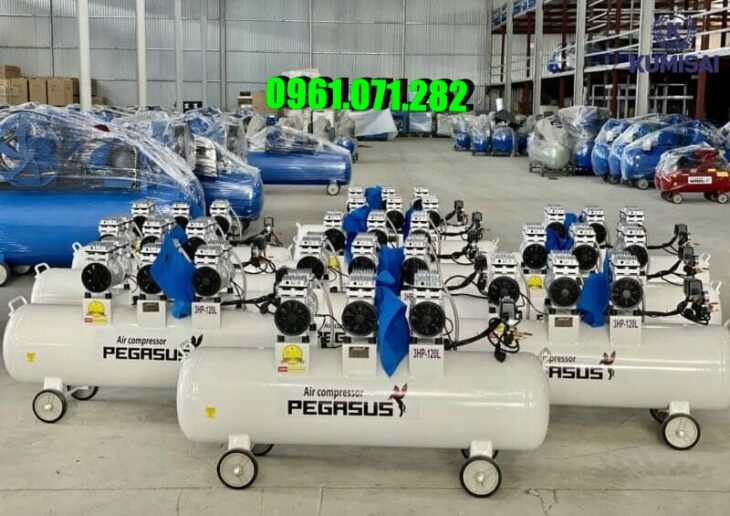 Máy Nén Khí Không Dầu Giảm Âm Pegasus TM-OF1100x3-180L – Khí Sạch, Chạy Êm, Hiệu Suất Cao!