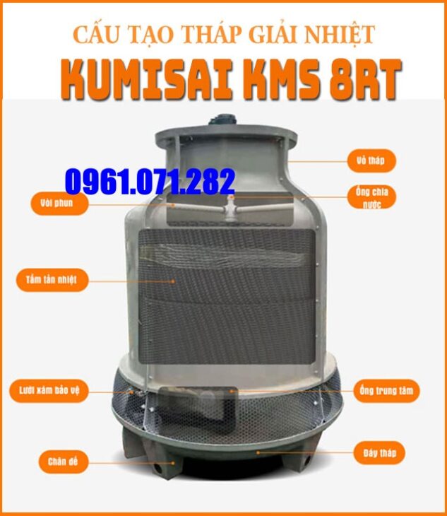 Tháp giải nhiệt Kumisai KMS 8RT