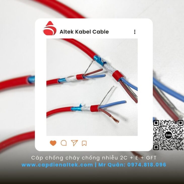Tổng Kho Altek Kabel: Cáp chống cháy chống nhiễu