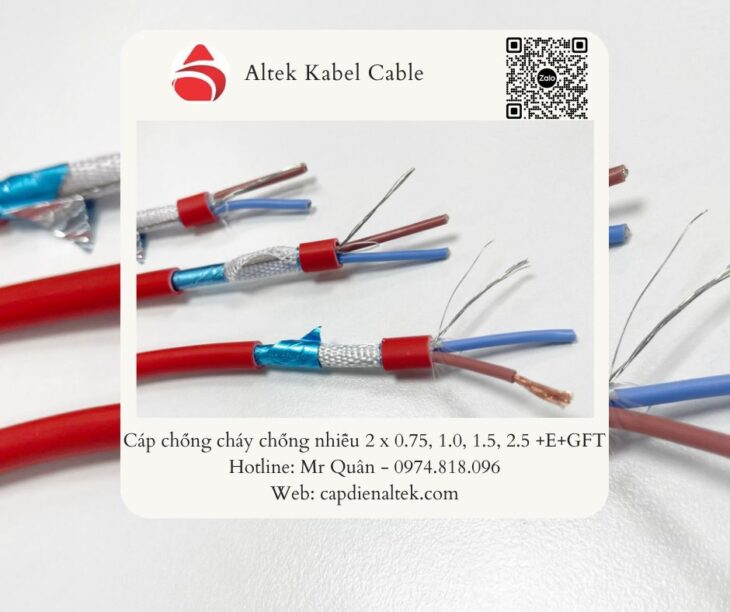 Tổng Kho Altek Kabel: Cáp chống cháy chống nhiễu
