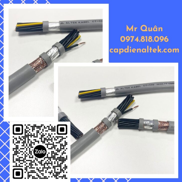Altek Kabel: Cáp điều khiển 16 lõi Rvv, Rvvp