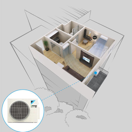 Đơn vị nhà thầu chuyên Cung cấp Máy lạnh MULTI DAIKIN tối đa hóa không gian thi công số lượng