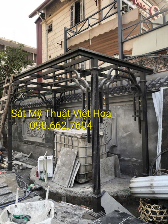 Mái kính nghệ thuật sang trọng, chất lượng tại Hà Nội