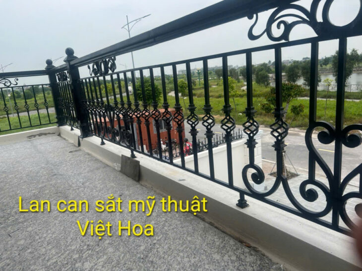 Lan can sắt mỹ thuật đẹp, sang trọng tại Hà Nội