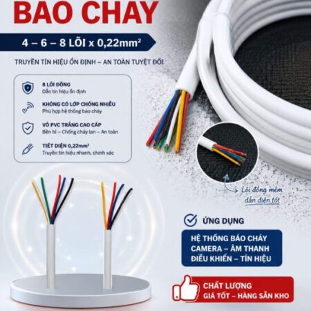Cáp báo cháy Altek Kabel – Truyền tín hiệu nhanh, đảm bảo an toàn cho mọi công trình
