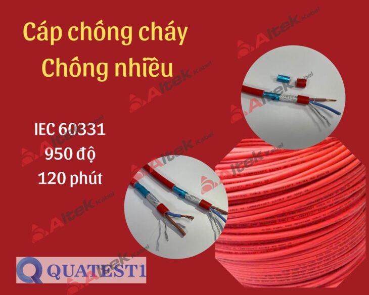 Cáp chống cháy chống nhiễu Altek Kabel – Duy trì mạch khi có sự cố cháy