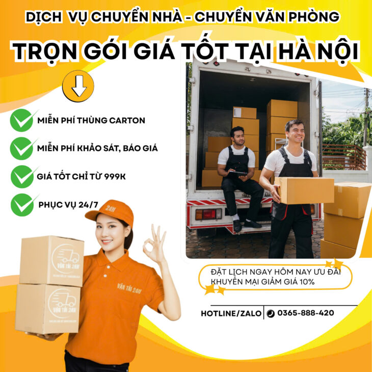 CHUYỂN NHÀ – CHUYỂN VĂN PHÒNG TẠI HÀ NỘI