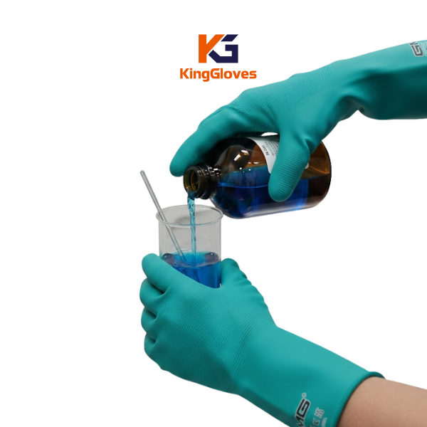 Găng Tay Nitrile GMG N1555 – Lựa Chọn Phù Hợp Cho Môi Trường Ẩm Ướt Và Hóa Chất