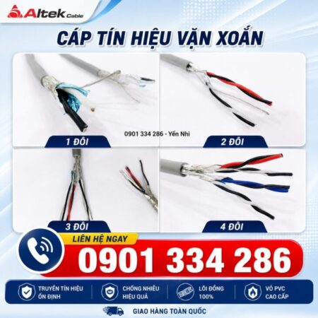 Báo Giá Cáp Tín Hiệu Vặn Xoắn Chống Nhiễu ALTEK KABEL