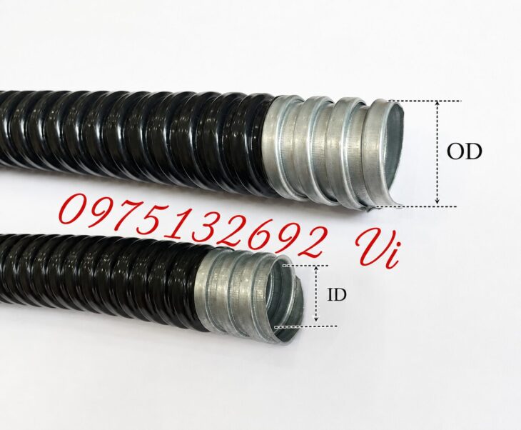 Ống ruột gà lõi thép bọc PVC – Bảo vệ dây điện, cáp tín hiệu