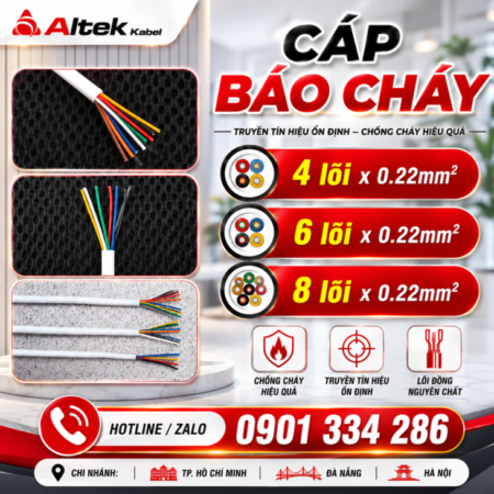 Cáp Báo Cháy ALTEK KABEL – Cáp Tín Hiệu PCCC