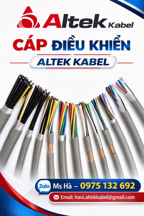 Cáp điều khiển Altek Kabel – Truyền tín hiệu ổn định cho hệ thống điều khiển