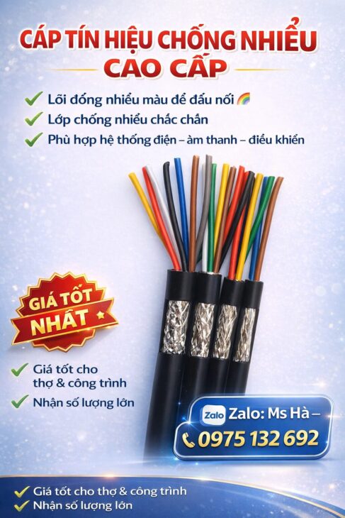 Cáp tín hiệu chống nhiễu Altek Kabel – Tín hiệu ổn định, hạn chế nhiễu
