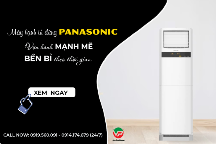 Máy lạnh tủ đứng PANASONIC S-24PB3H5 Inverter 3HP giá rẻ theo số lượng
