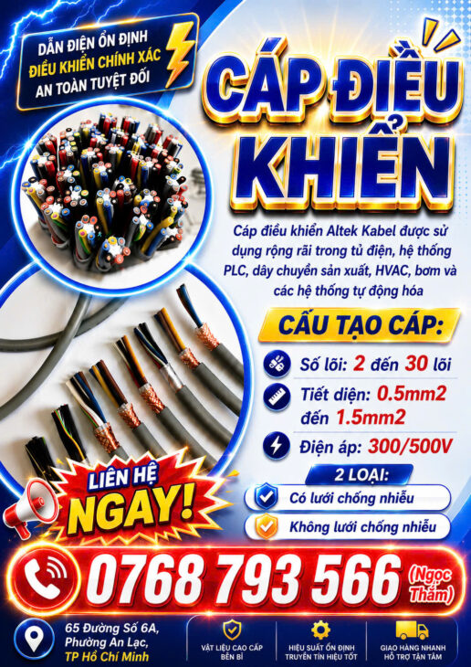 CẦN BÁN Cáp Điều Khiển ALTEK KABEL Truyền Tín Hiệu Tốt