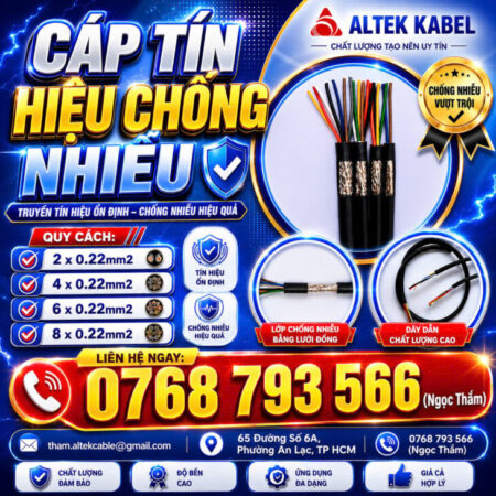 CẦN BÁN Cáp Tín Hiệu Chống Nhiễu ALTEK KABEL – Chất Lượng Đảm Bảo