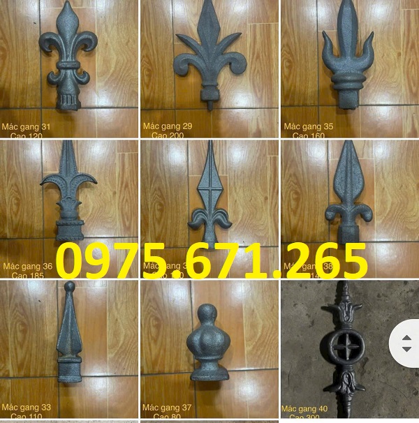 Mũi mác gang giá rẻ cho cổng biệt thự