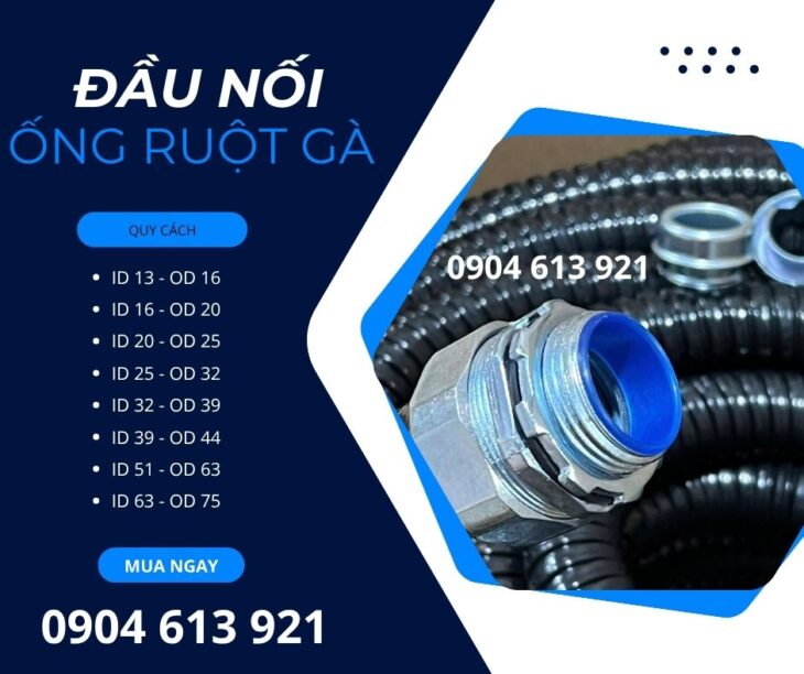 Ống ruột gà luồn dây điện – pg sắt Hà Nội