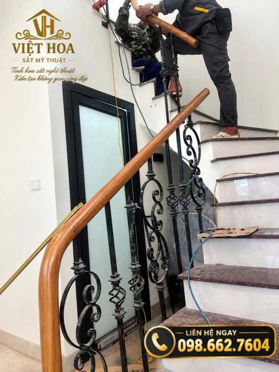 CẦU THANG XOẮN ỐC SẮT MỸ THUẬT – ĐẸP, CHẮC