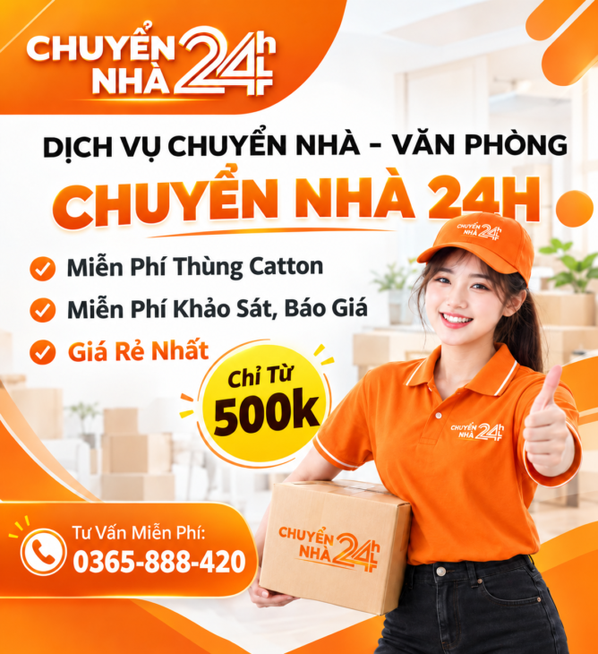 DỊCH VỤ CHUYỂN NHÀ TRỌN GÓI TẠI HÀ NỘI 24H