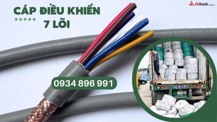 Cáp Điều Khiển 7X0.75 Chống Nhiễu – Cung Cấp Hà Nội, Bắc Ninh, Hưng Yên, Hải Dương