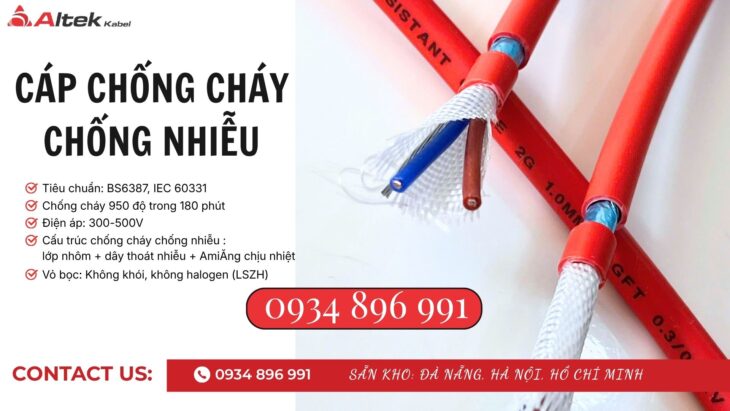 Cáp Chống Cháy Chống Nhiễu 2×0.75 Mm2 Giao Ngay Hà Nội, Bắc Ninh, Hưng Yên.
