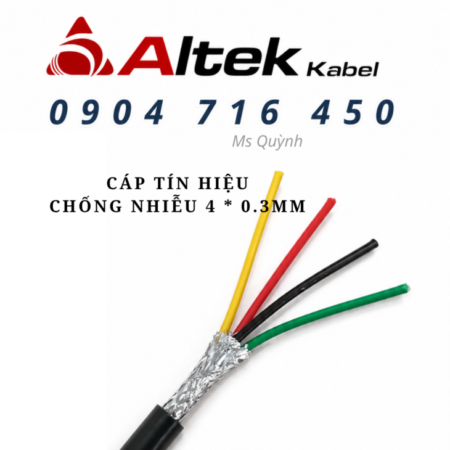 Cáp tín hiệu 4×0.3mm Altek Kabel