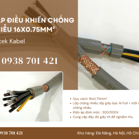Cáp điều khiển chống nhiễu 16×0.75mm² Altek Kabel Quảng Trị, Huế, Nghệ An