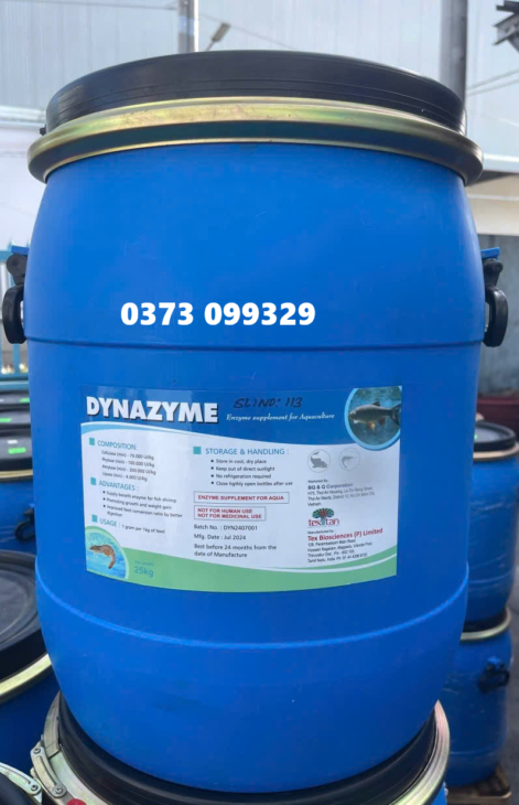 DYNazyme – Đa Enzyme giúp tôm, cá hấp thu dinh dưỡng hiệu quả