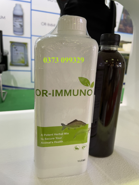 OR-IMMUNO – GIẢI PHÁP HỖ TRỢ SỨC KHỎE TÔM Chiết xuất thực vật kết hợp vitamin
