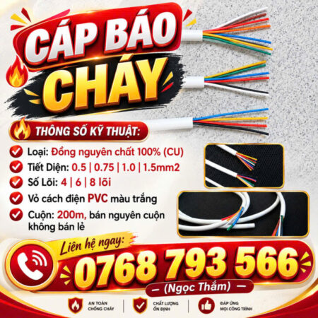 CẦN BÁN Cáp Báo Cháy ALTEK KABEL 4 | 6 | 8 Lõi CẦN BÁN Cáp Báo Cháy ALTEK KABEL 4 | 6 | 8 Lõi