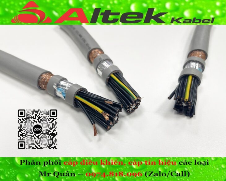 Altek Kabel: Cáp điều khiển 25 lõi loại mềm