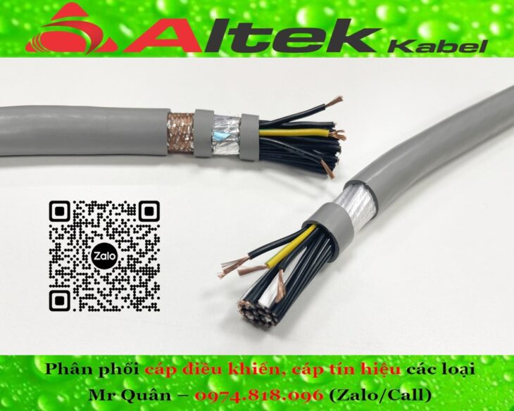 Altek Kabel: Cáp điều khiển 25 lõi loại mềm