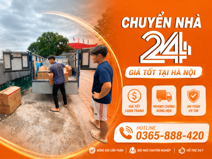 CHUYỂN NHÀ TRỌN GÓI HÀ NỘI – CHUYỂN NHÀ 24H