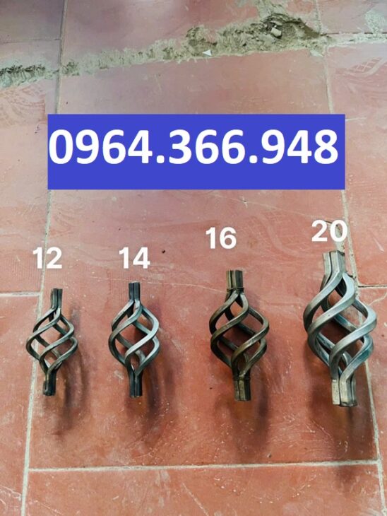 Quả rọ cầu thang – chi tiết trang trí cho lan can sắt