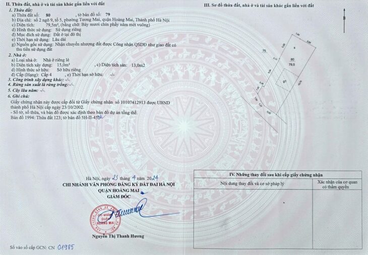Bán tòa CCMN 6 tầng thang máy lô góc Trương Định 79,5m² hướng Tây Nam, dòng tiền 1,2 tỷ/năm
