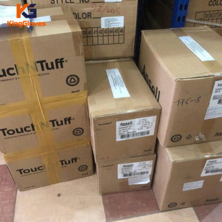 Ansell AlphaTec 37-176 – Găng Tay Chống Hóa Chất Có Bề Mặt Tăng Độ Bám