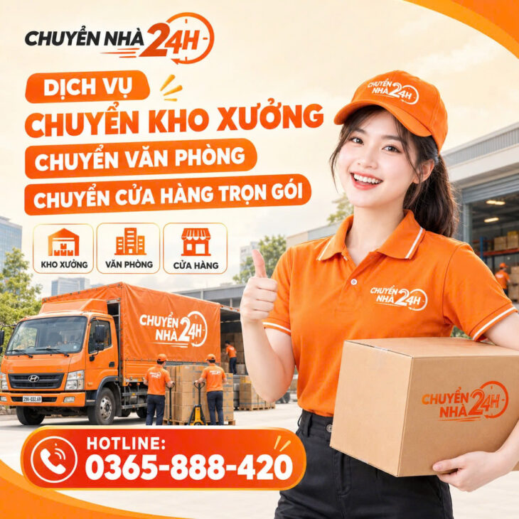CHUYỂN KHO XƯỞNG – VĂN PHÒNG – CỬA HÀNG TRỌN GÓI TẠI HÀ NỘI