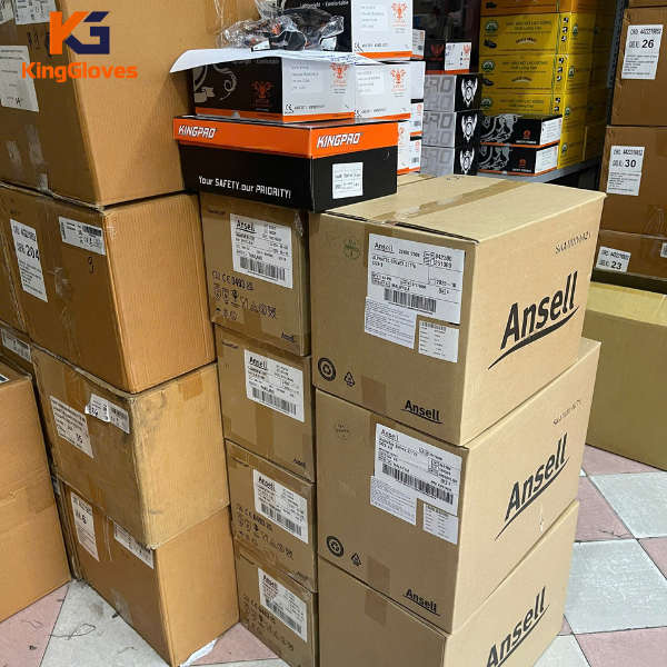 Ansell AlphaTec 37-176 – Găng Tay Chống Hóa Chất Có Bề Mặt Tăng Độ Bám