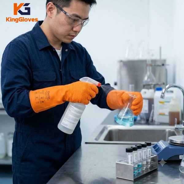 Găng Tay Cao Su Chống Hóa Chất CR211 – Lựa Chọn Cho Công Việc Tiếp Xúc Với Dung Dịch